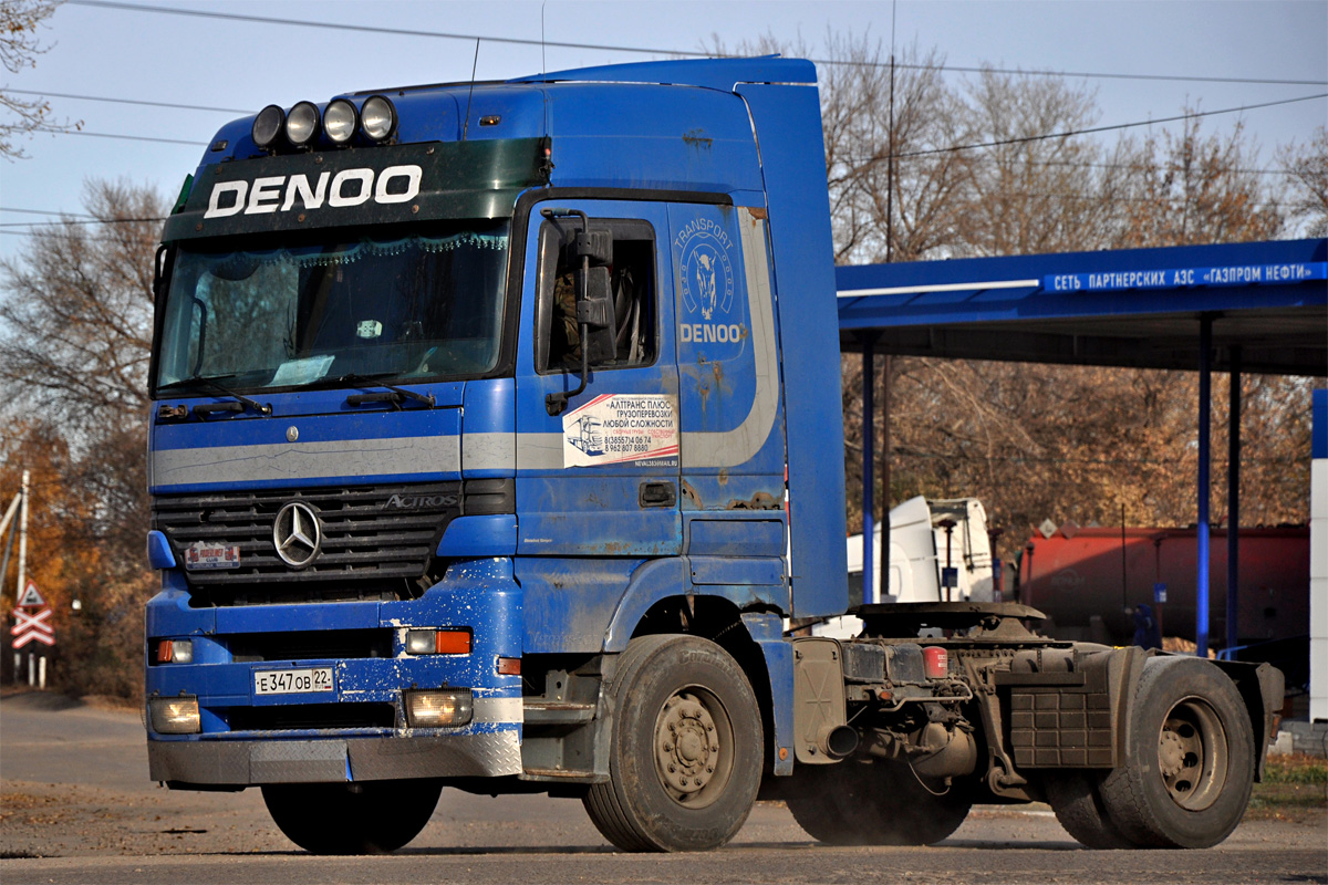 Алтайский край, № Е 347 ОВ 22 — Mercedes-Benz Actros ('1997) 1840