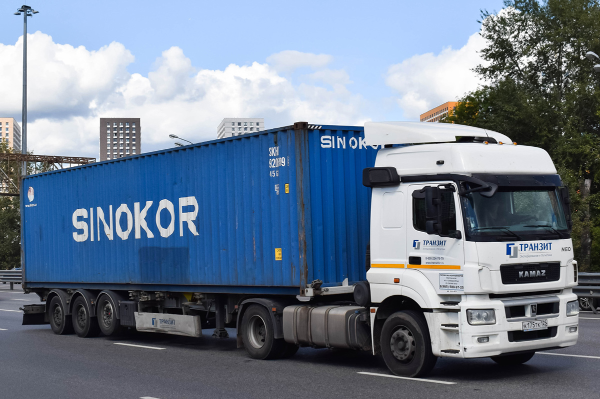 Приморский край, № К 175 ТК 125 — КамАЗ-5490-S5(87)
