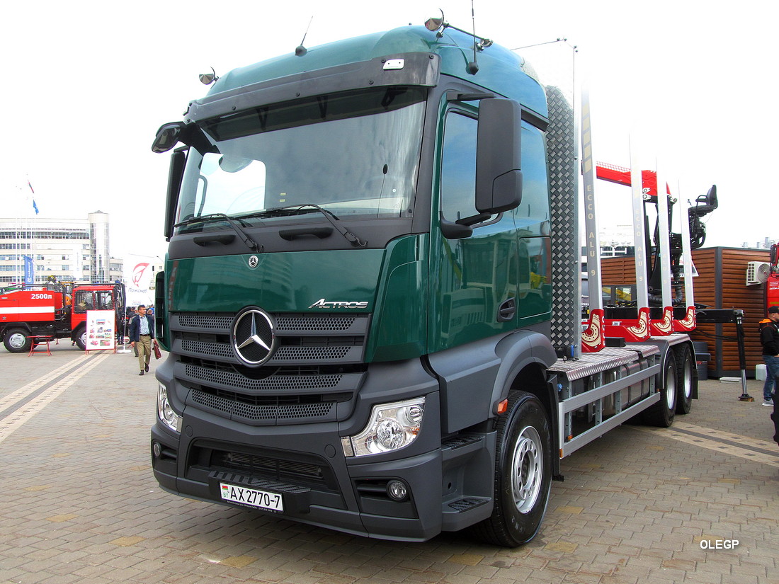 Минск, № АХ 2770-7 — Mercedes-Benz Actros ('2018); Минск — Выставка "Лесдревтех-2022"