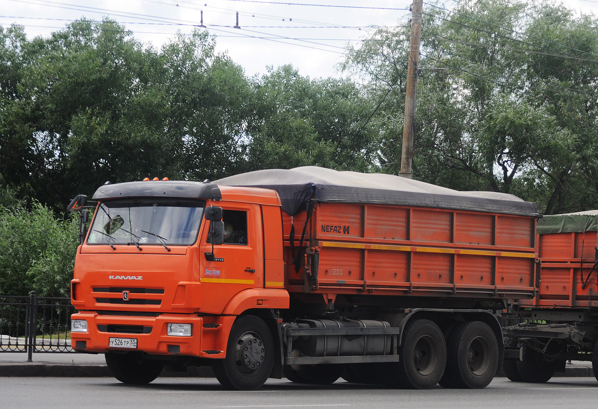 Омская область, № У 526 ТР 55 — КамАЗ-65115-A5(48)