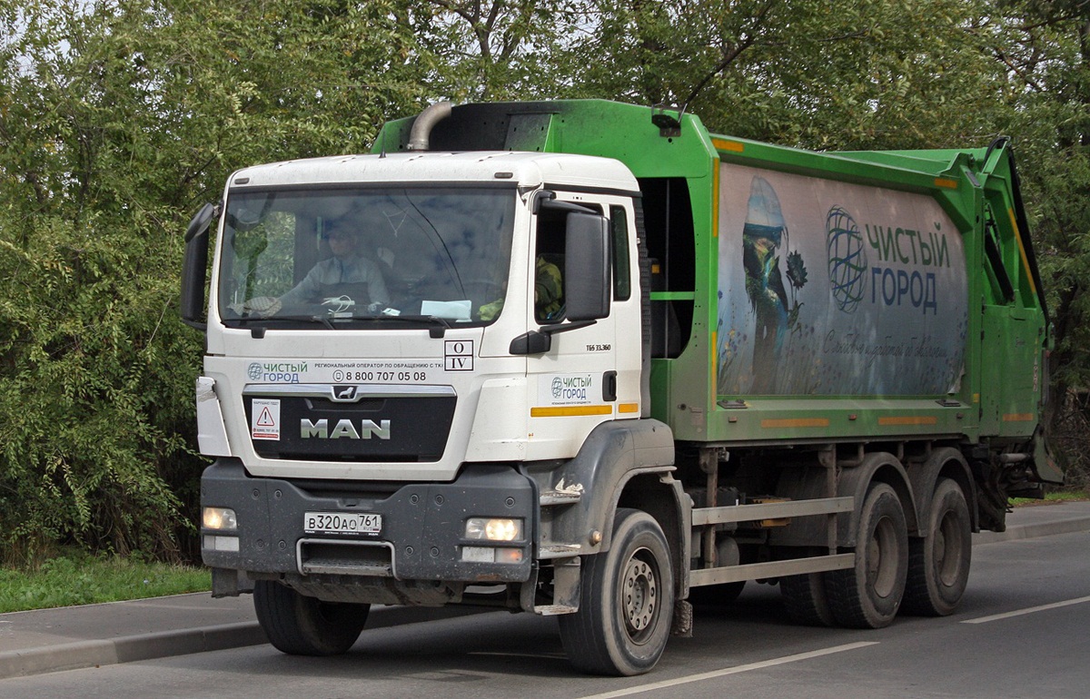 Ростовская область, № В 320 АО 761 — MAN TGS 33.360