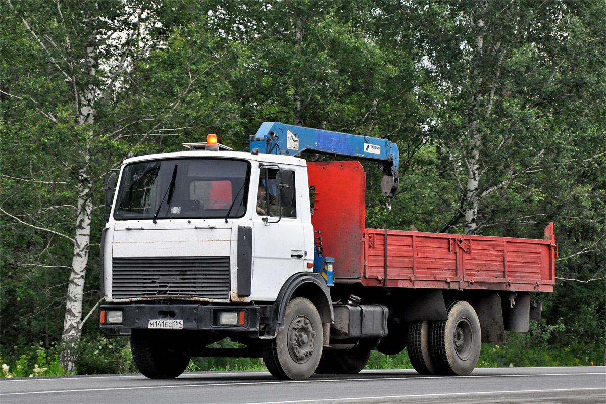 Новосибирская область, № М 141 ЕС 154 — МАЗ-533702
