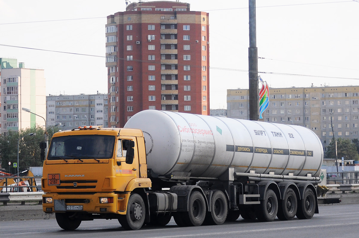 Омская область, № С 515 УМ 55 — КамАЗ-65116-N3(78)