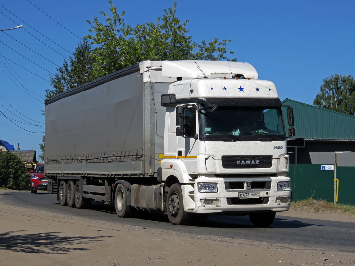 Кировская область, № К 433 РО 43 — КамАЗ-5490-S5(87)