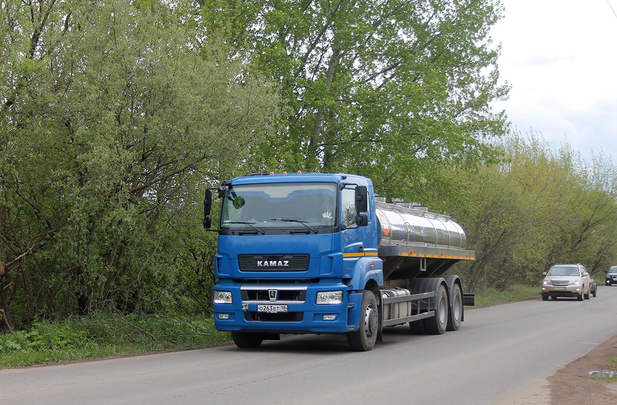 Удмуртия, № О 263 ЕТ 18 — КамАЗ-65207-S5(87)