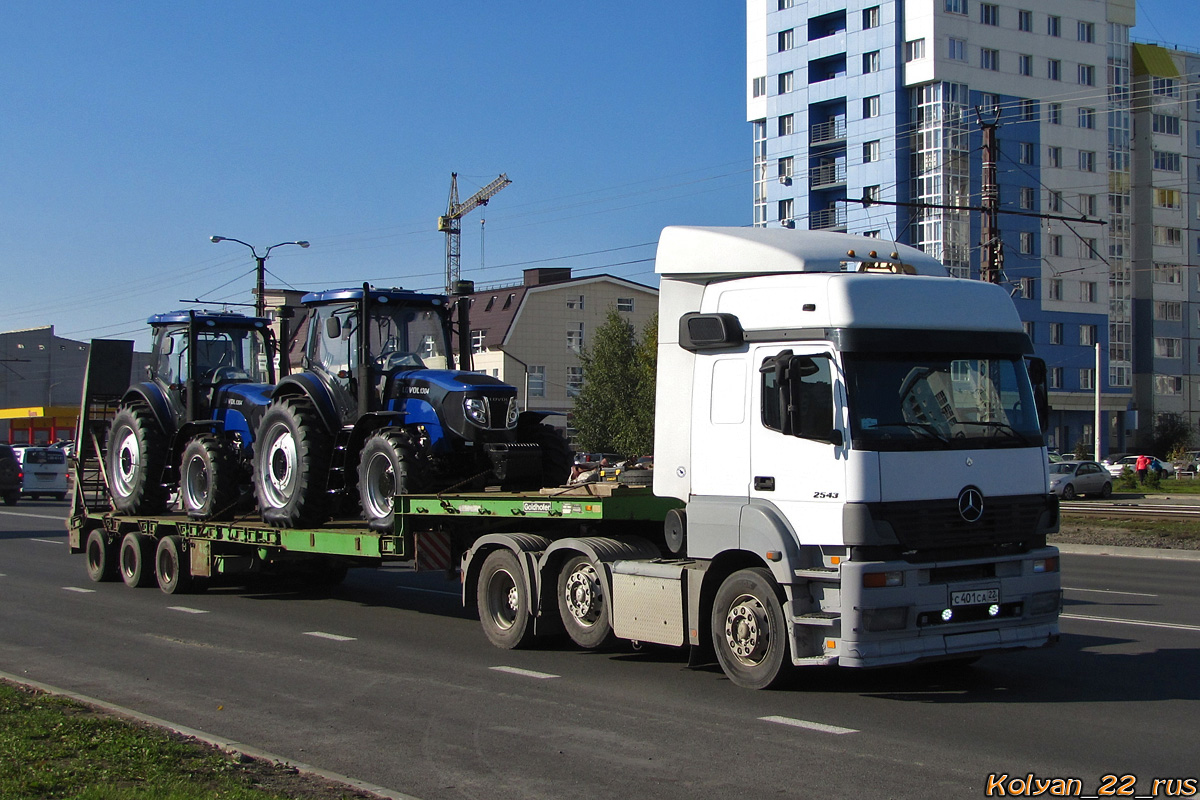 Алтайский край, № С 401 СА 22 — Mercedes-Benz Axor 2543; Новая техника (Алтайский край)