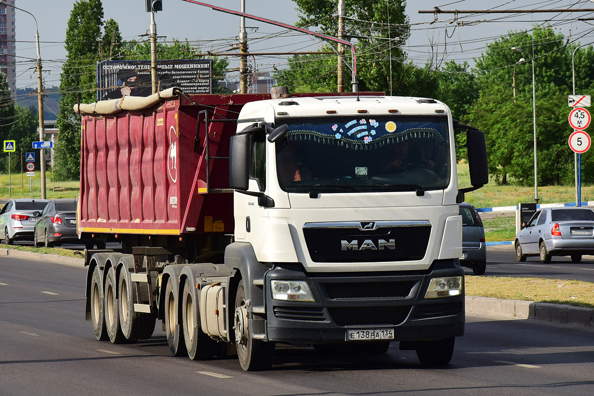 Волгоградская область, № Е 138 РА 134 — MAN TGS 26.440
