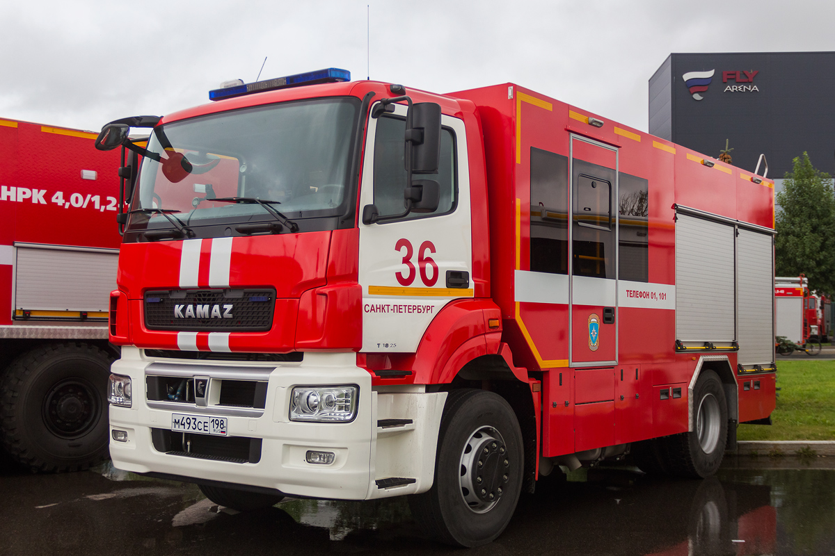 Санкт-Петербург, № М 493 СЕ 198 — КамАЗ-5325-G5(69)