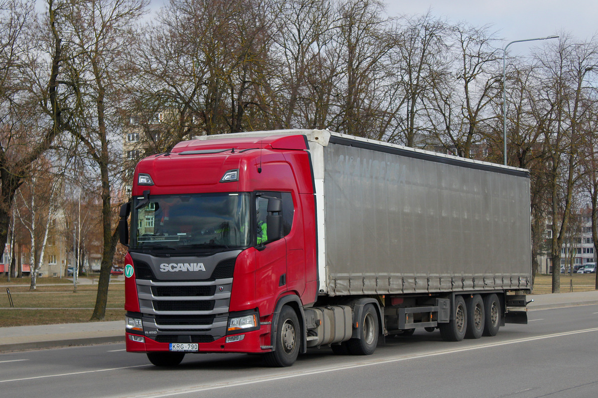Литва, № KRG 790 — Scania ('2016) R450
