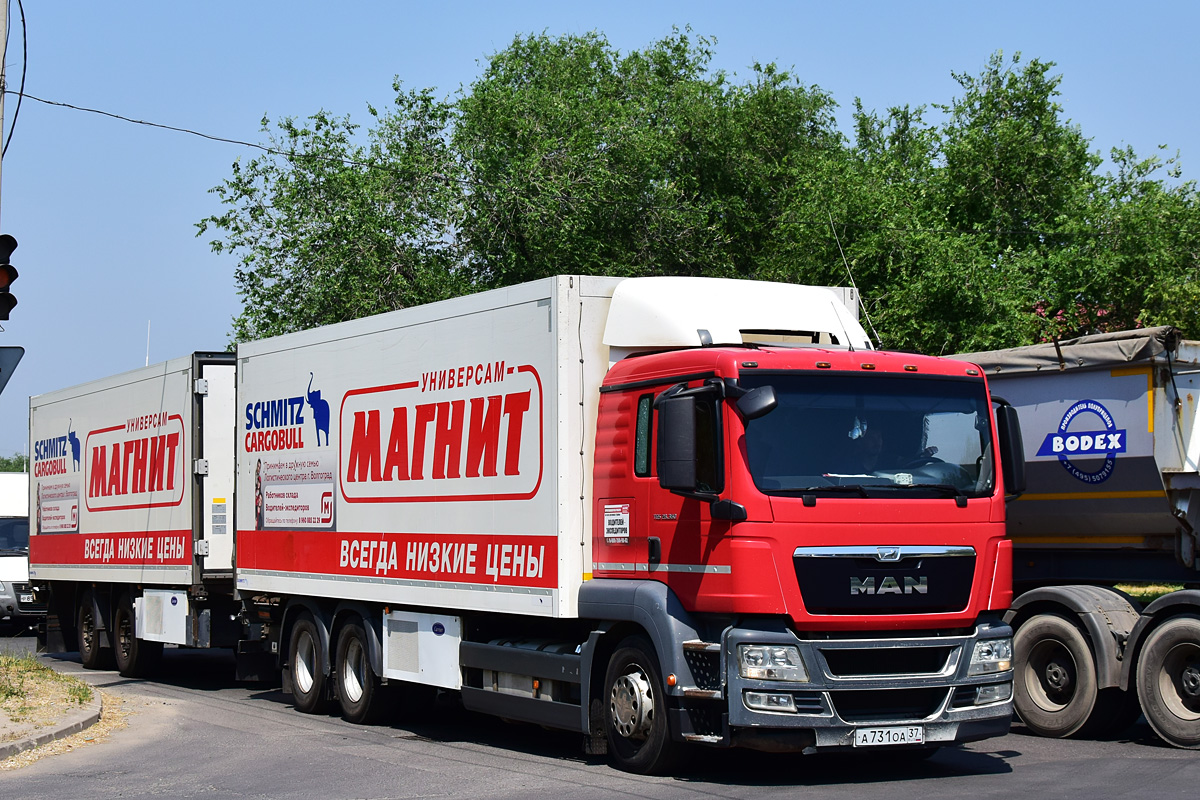 Волгоградская область, № А 731 ОА 37 — MAN TGS 28.360