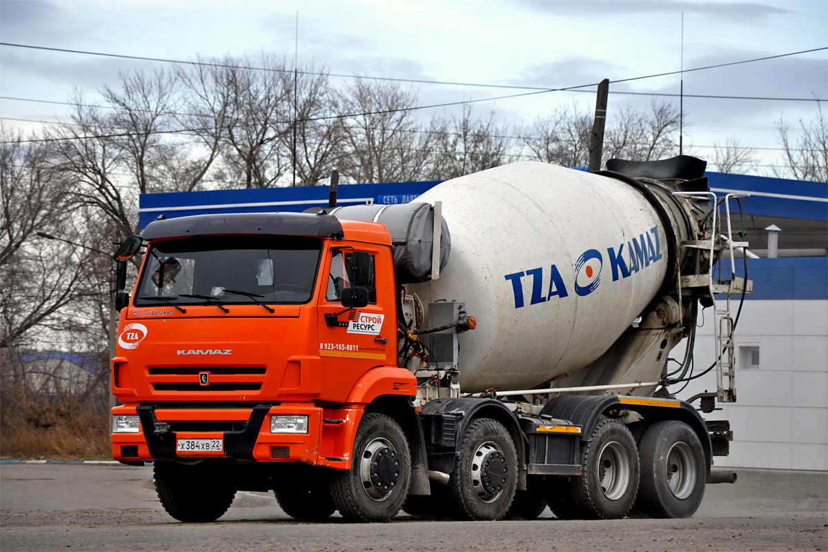 Алтайский край, № Х 384 ХВ 22 — КамАЗ-6540-A5(48)