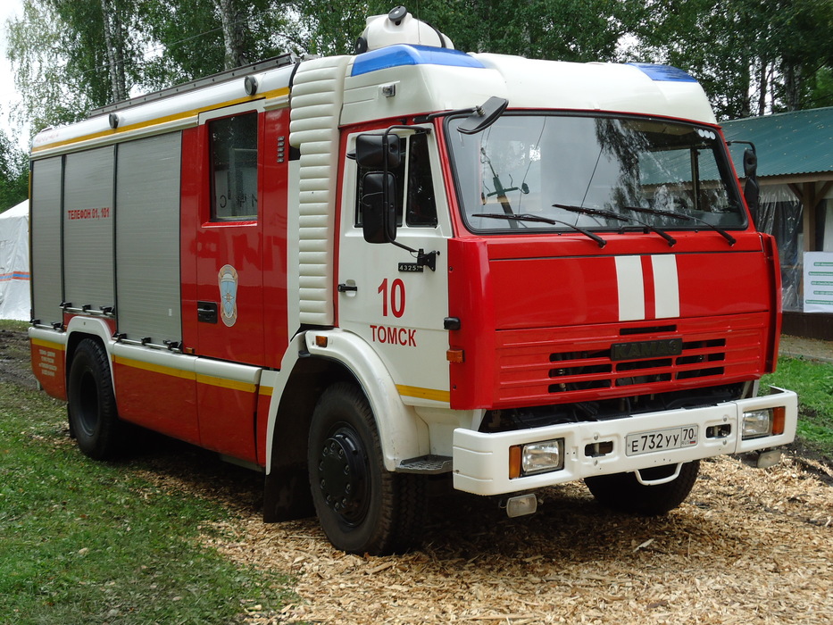 Томская область, № Е 732 УУ 70 — КамАЗ-43253-A3(96)