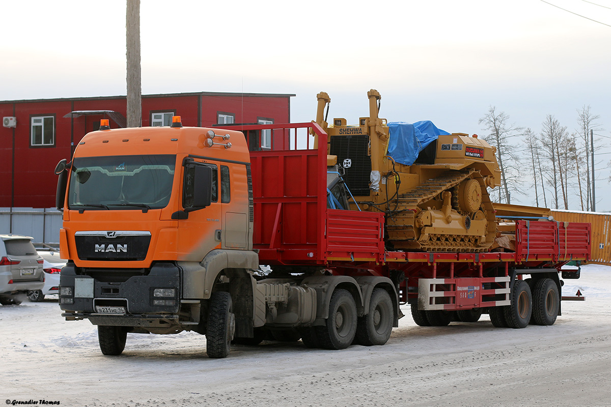Саха (Якутия), № В 231 НЕ 14 — MAN TGS 33.480