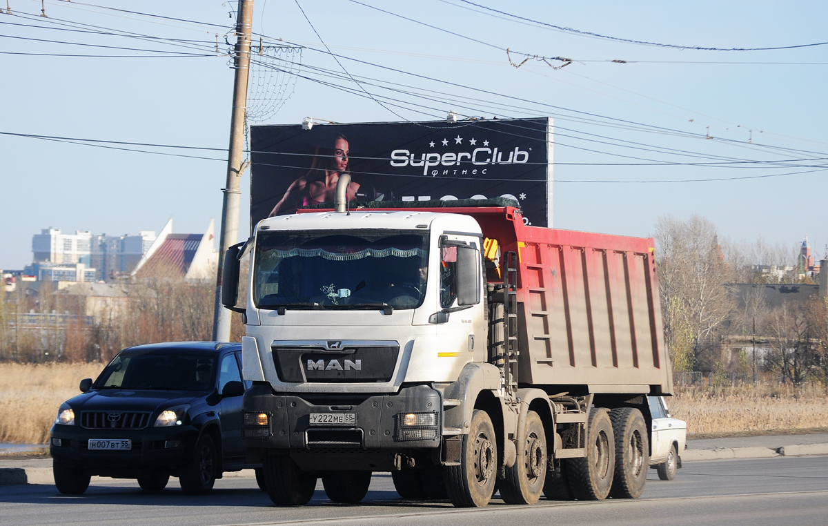 Омская область, № У 222 МЕ 55 — MAN TGS 41.400