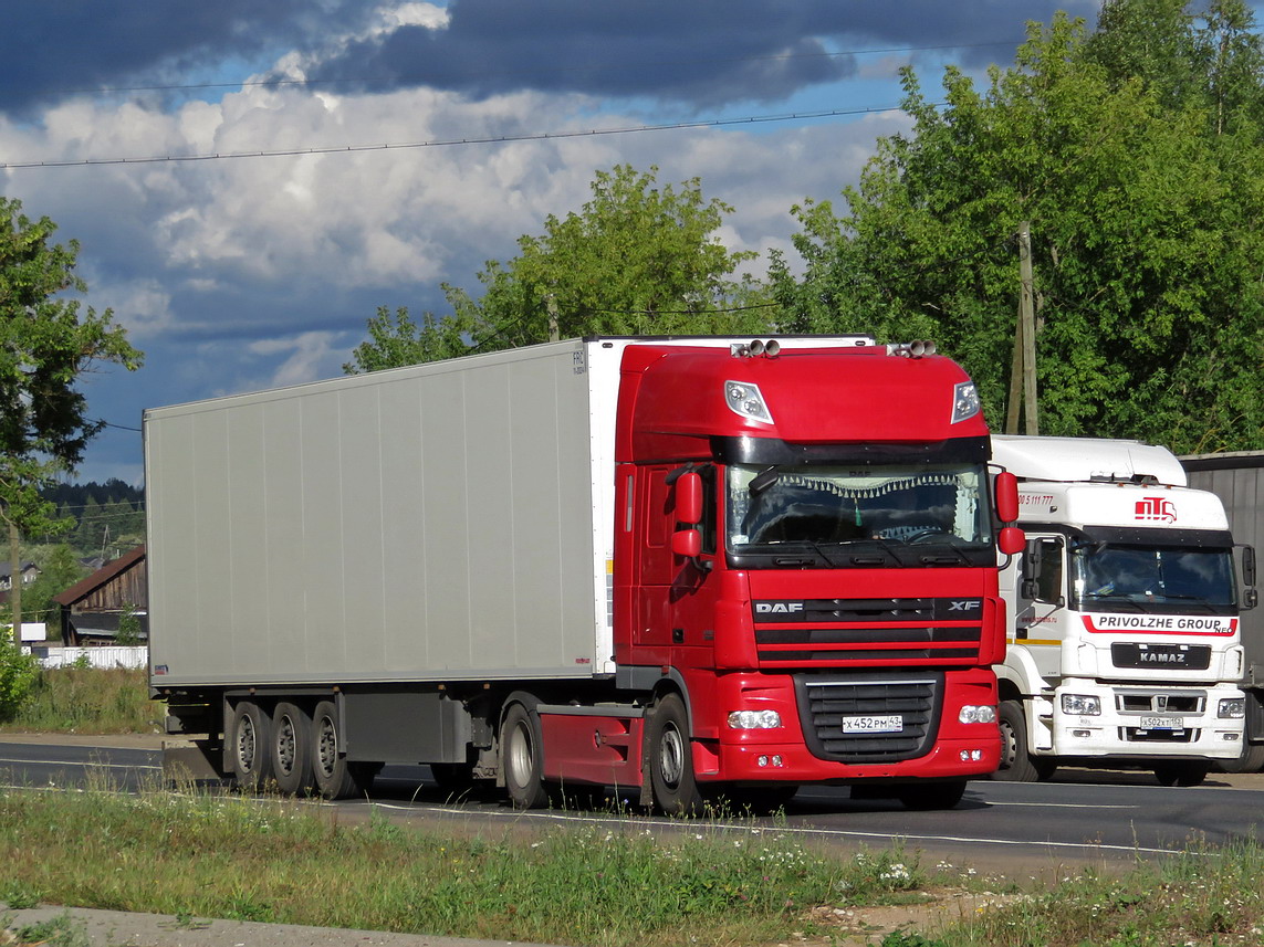 Кировская область, № Х 452 РМ 43 — DAF XF105 FT