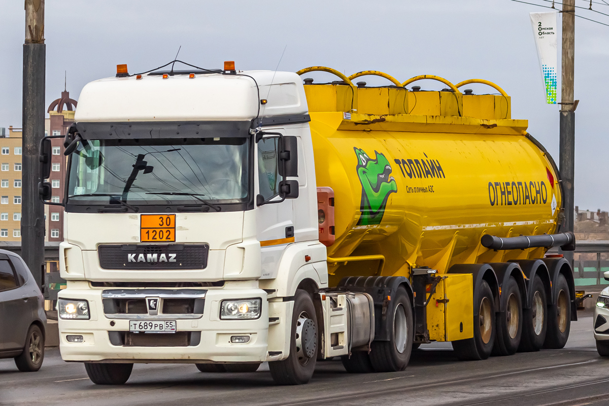 Омская область, № Т 689 РВ 55 — КамАЗ-5490-S5(87)