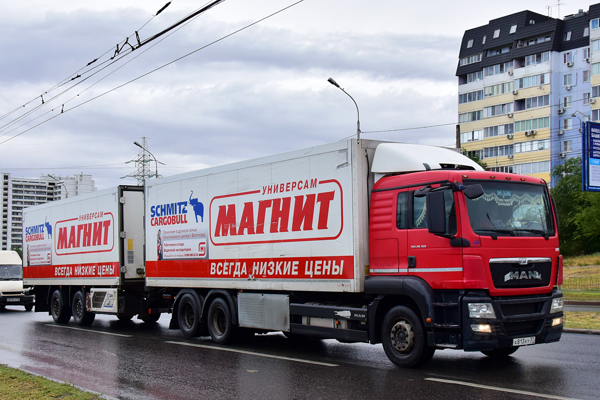 Волгоградская область, № А 813 КУ 37 — MAN TGS 28.360