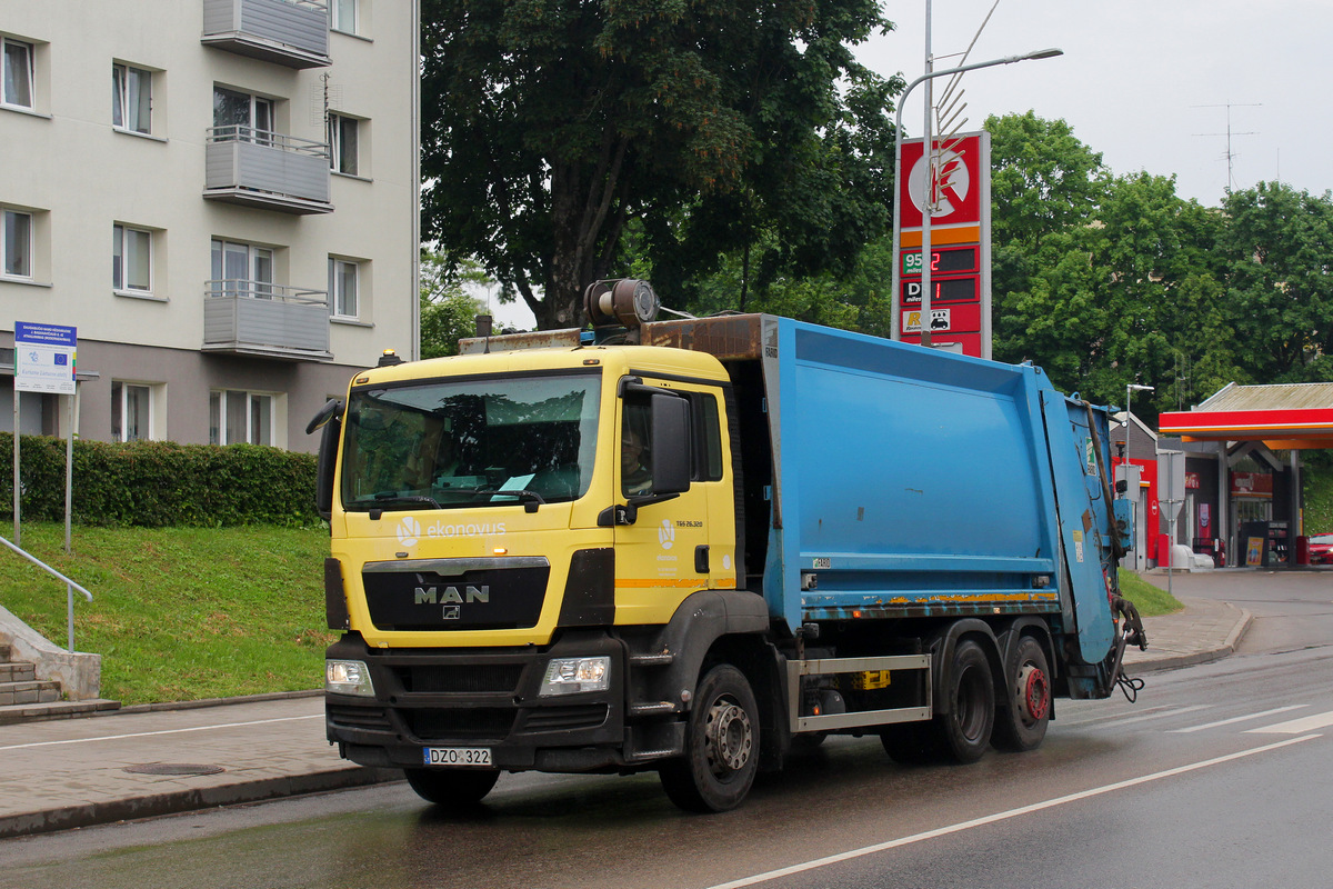 Литва, № DZO 322 — MAN TGS 26.320