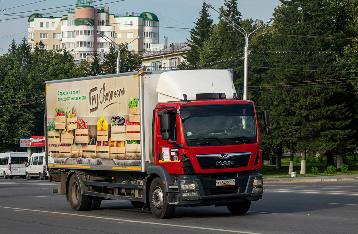 Башкортостан, № А 342 СС 51 — MAN TGM 18.250