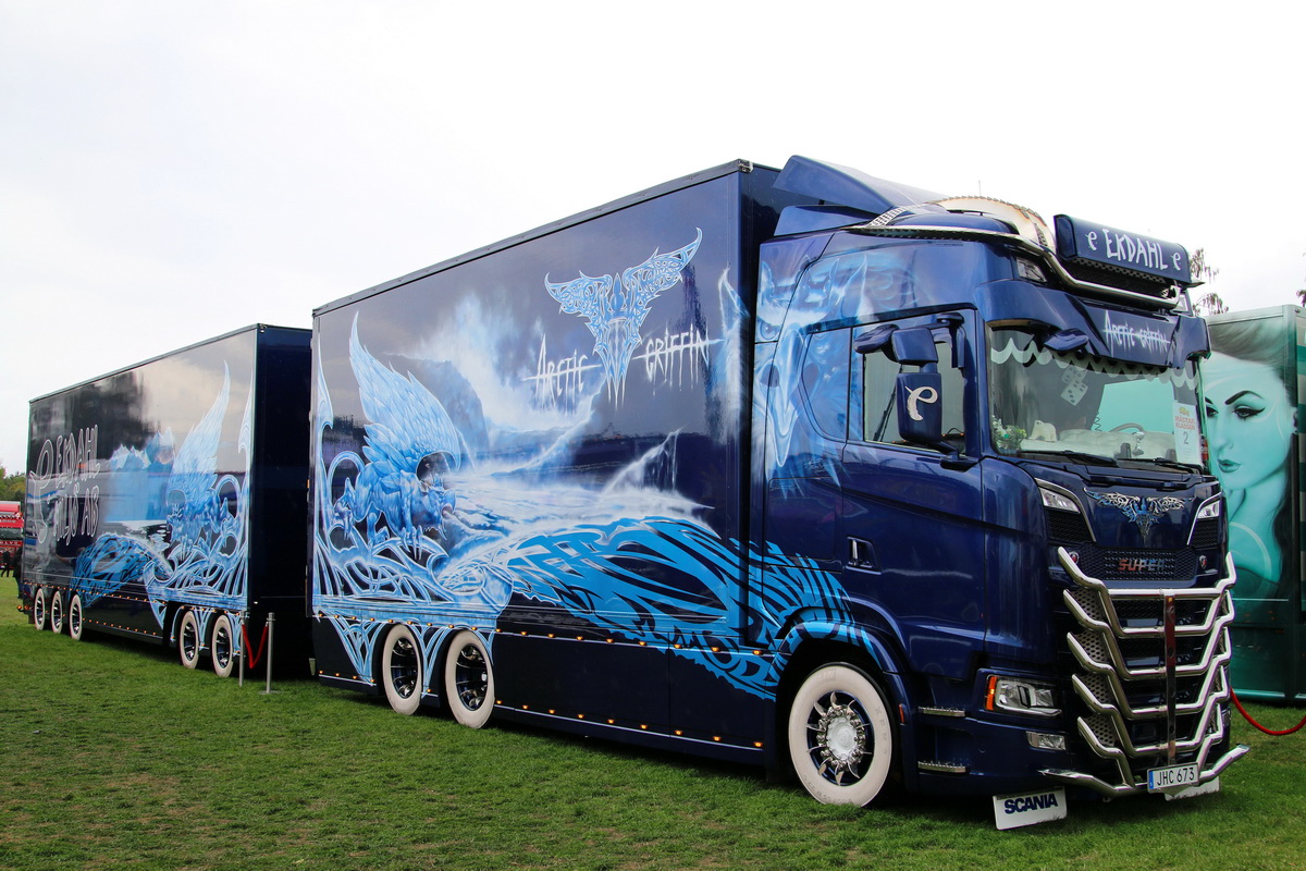 Швеция, № JHC 673 — Scania ('2016) S730; Швеция — Nordic Trophy 2018