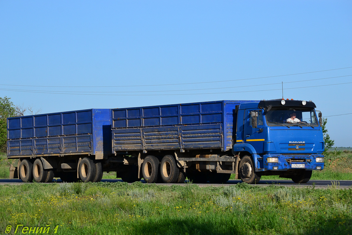 Калмыкия, № Е 434 ВР 08 — КамАЗ-65117-N3(78)