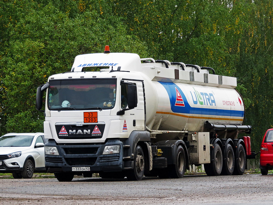 Кировская область, № Т 333 ОН 43 — MAN TGS 19.400