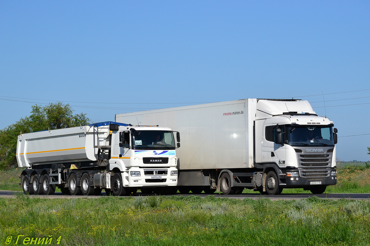 Волгоградская область, № Е 697 ЕА 134 — КамАЗ-65206-T5(68)