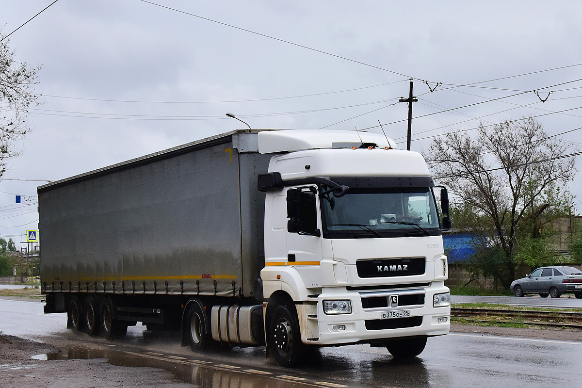 Чечня, № В 375 ОЕ 95 — КамАЗ-5490-S5(87)