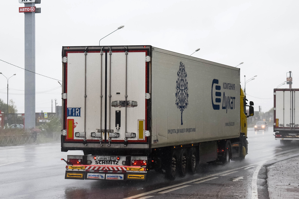 Пензенская область, № АМ 6611 58 — Schmitz Cargobull S.KO (SCB*S3B) общ.мод