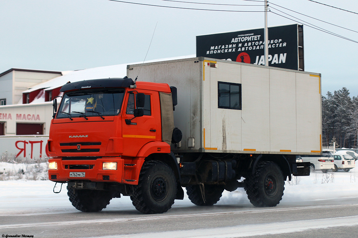 Саха (Якутия), № М 762 МК 14 — КамАЗ-43502-D5(66)