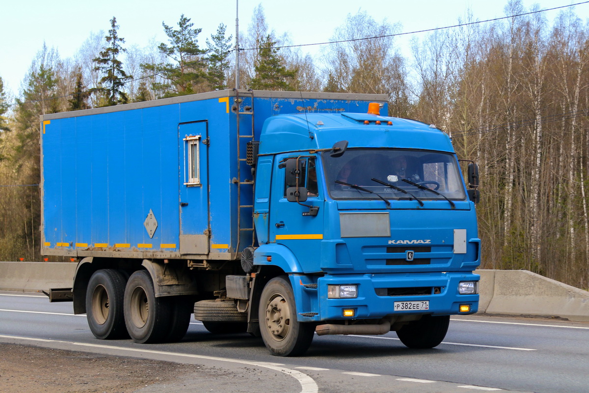 Тульская область, № Р 382 ЕЕ 71 — КамАЗ-65115-D3(97)