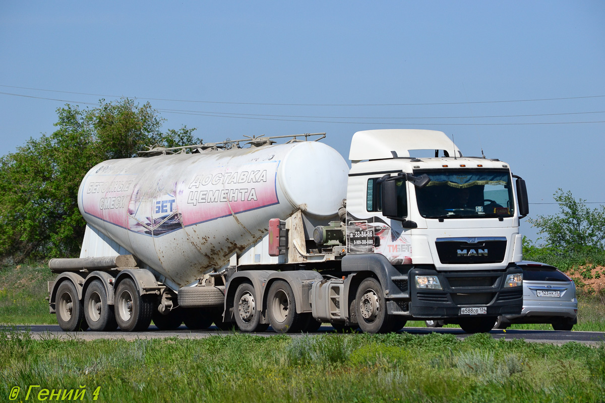 Волгоградская область, № В 588 ОВ 134 — MAN TGS 26.440