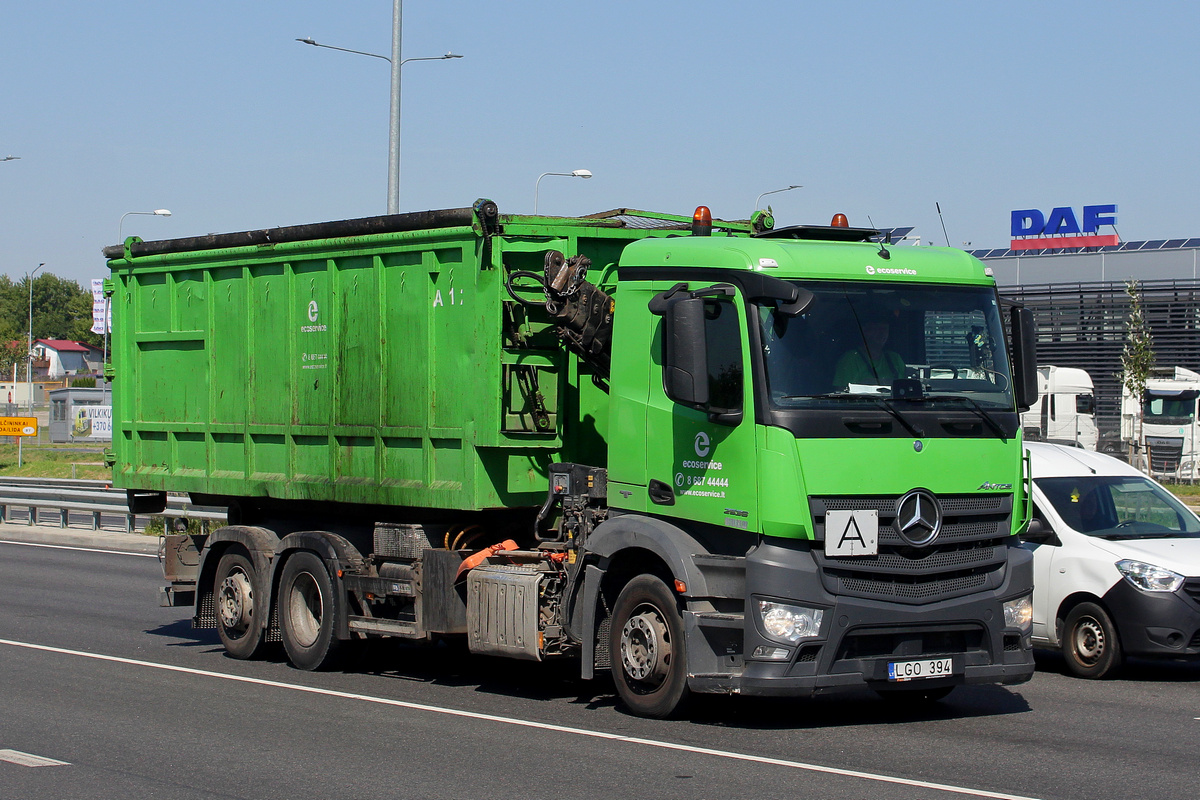 Литва, № LGO 394 — Mercedes-Benz Antos (общ.м)
