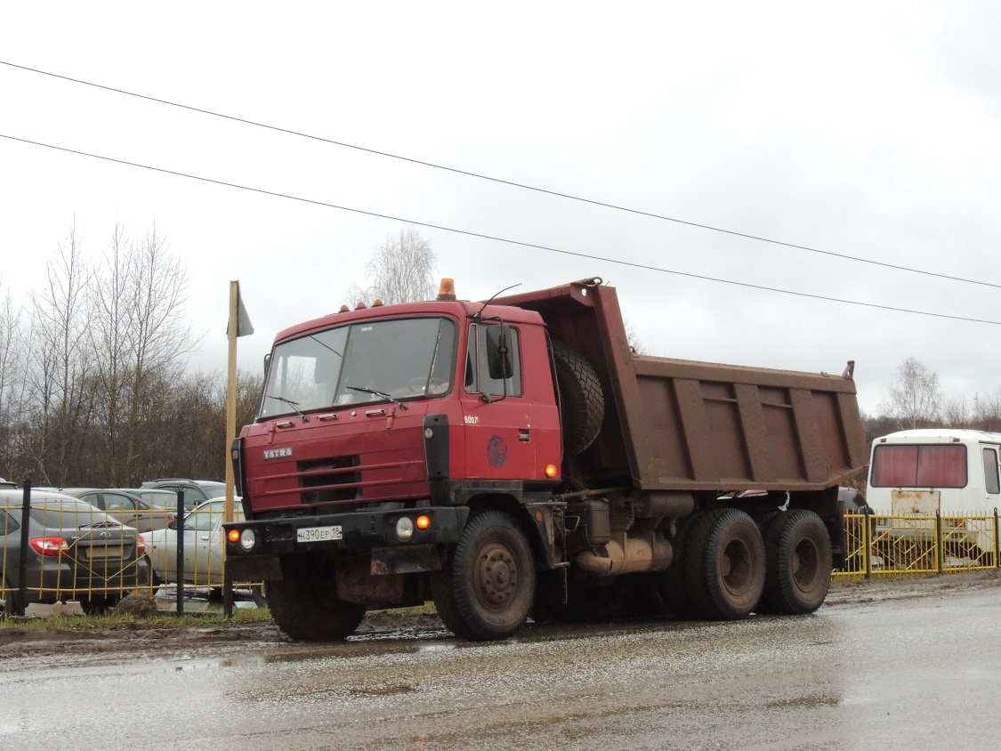Удмуртия, № Н 390 ЕР 18 — Tatra 815-21AS01