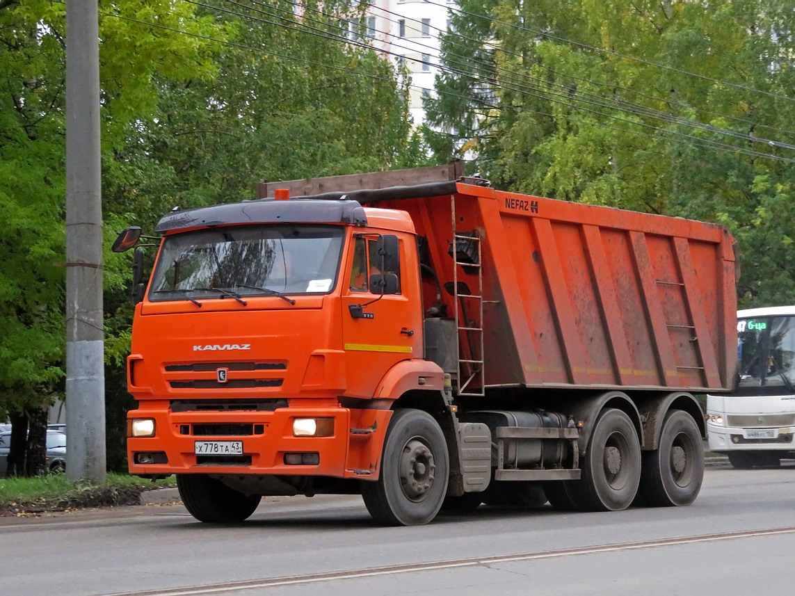 Кировская область, № Х 778 ТА 43 — КамАЗ-6520-K4(29)
