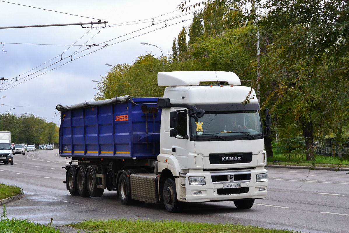 Липецкая область, № У 468 ВТ 48 — КамАЗ-5490-5P(90)