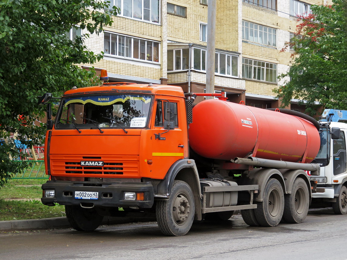 Кировская область, № Н 002 ОО 43 — КамАЗ-65115-62