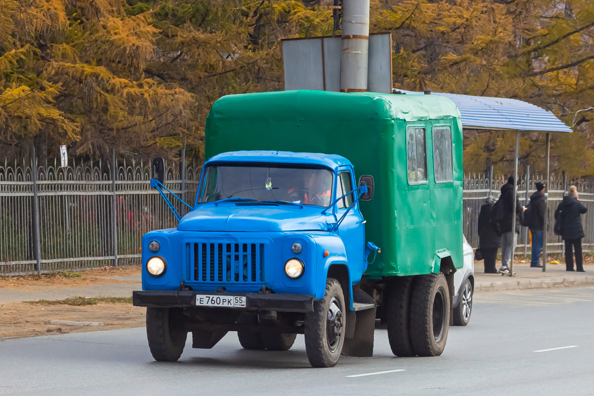 Омская область, № Е 760 РК 55 — ГАЗ-52-01 (ГАЗ-52А)