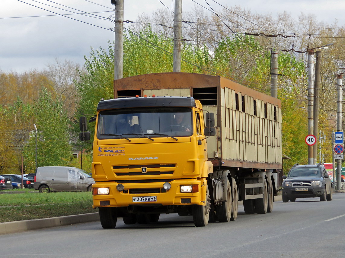 Кировская область, № В 307 РВ 43 — КамАЗ-65116-A4(23)