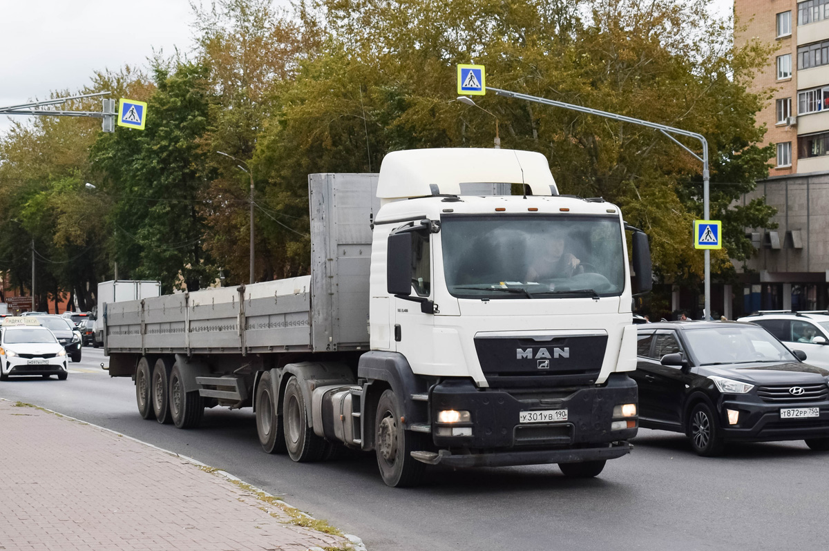 Московская область, № У 301 УВ 190 — MAN TGS 33.480