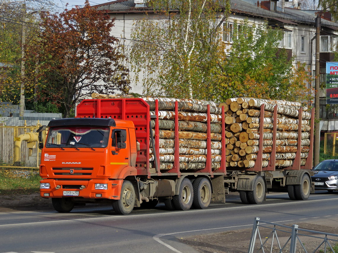 Кировская область, № А 313 ТН 43 — КамАЗ-65115-A5(48)