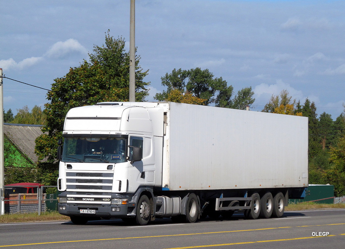 Могилёвская область, № АІ 8780-6 — Scania ('1996) R124L