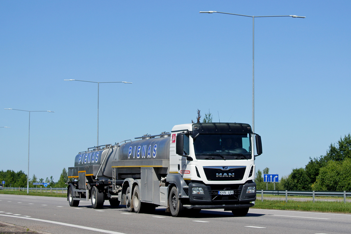 Литва, № KHN 488 — MAN TGS Euro 6 II (Общая модель)