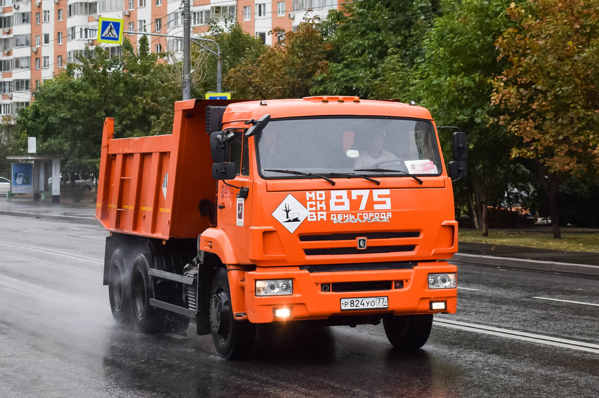 Москва, № Р 824 УО 77 — КамАЗ-65115-A4(23)