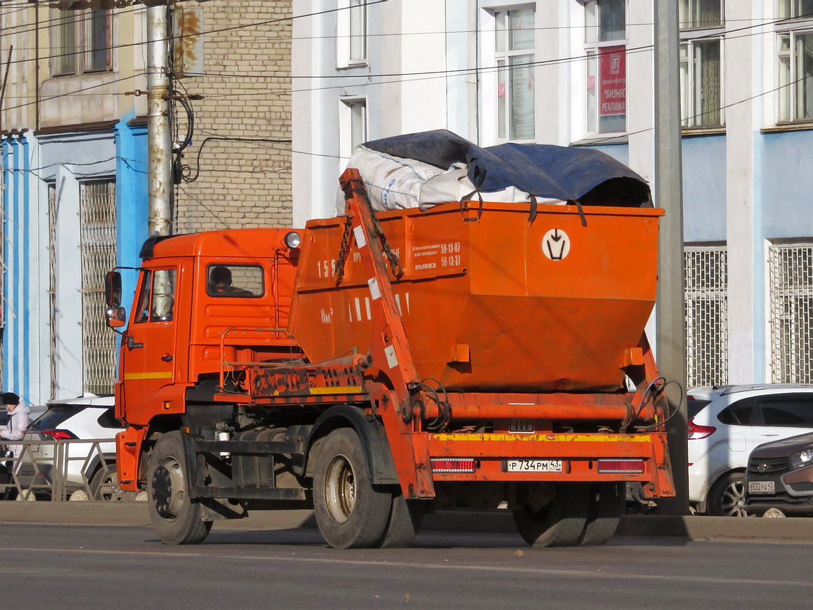Кировская область, № Р 734 РМ 43 — КамАЗ-43255-G5(69)