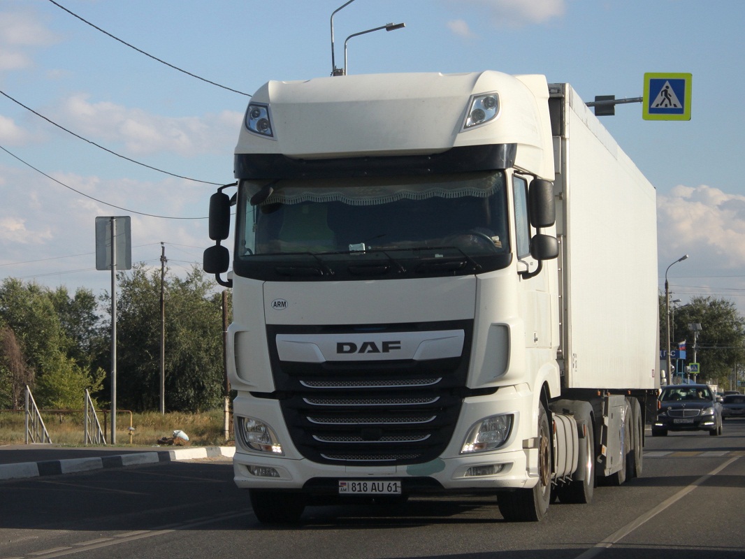 Армения, № 818 AU 61 — DAF XF Euro6 FT