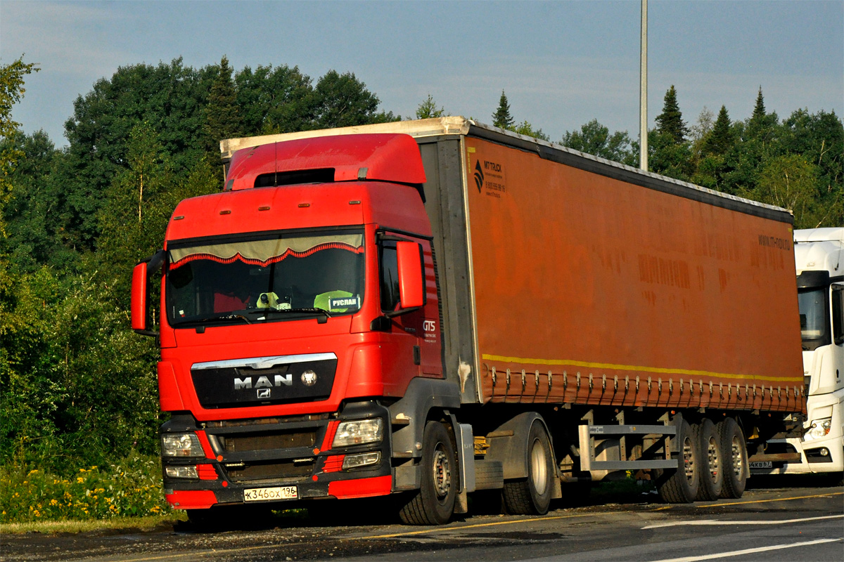 Свердловская область, № К 346 ОХ 196 — MAN TGS 18.360