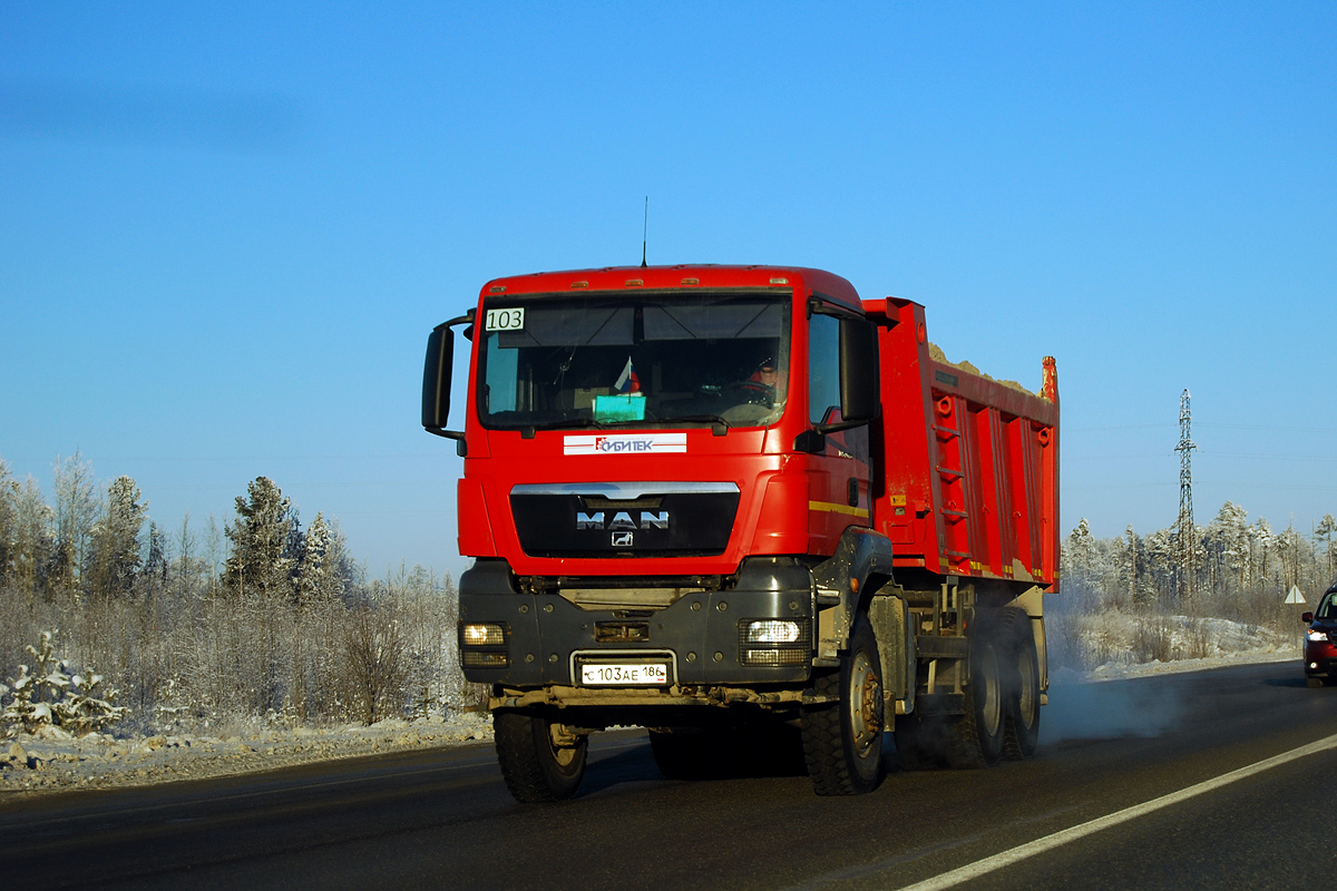 Ханты-Мансийский автоном.округ, № С 103 АЕ 186 — MAN TGS 40.430