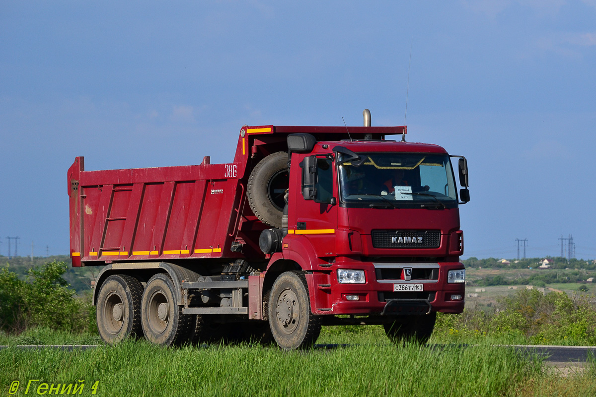 Волгоградская область, № 386 — КамАЗ-6580-S5(87)