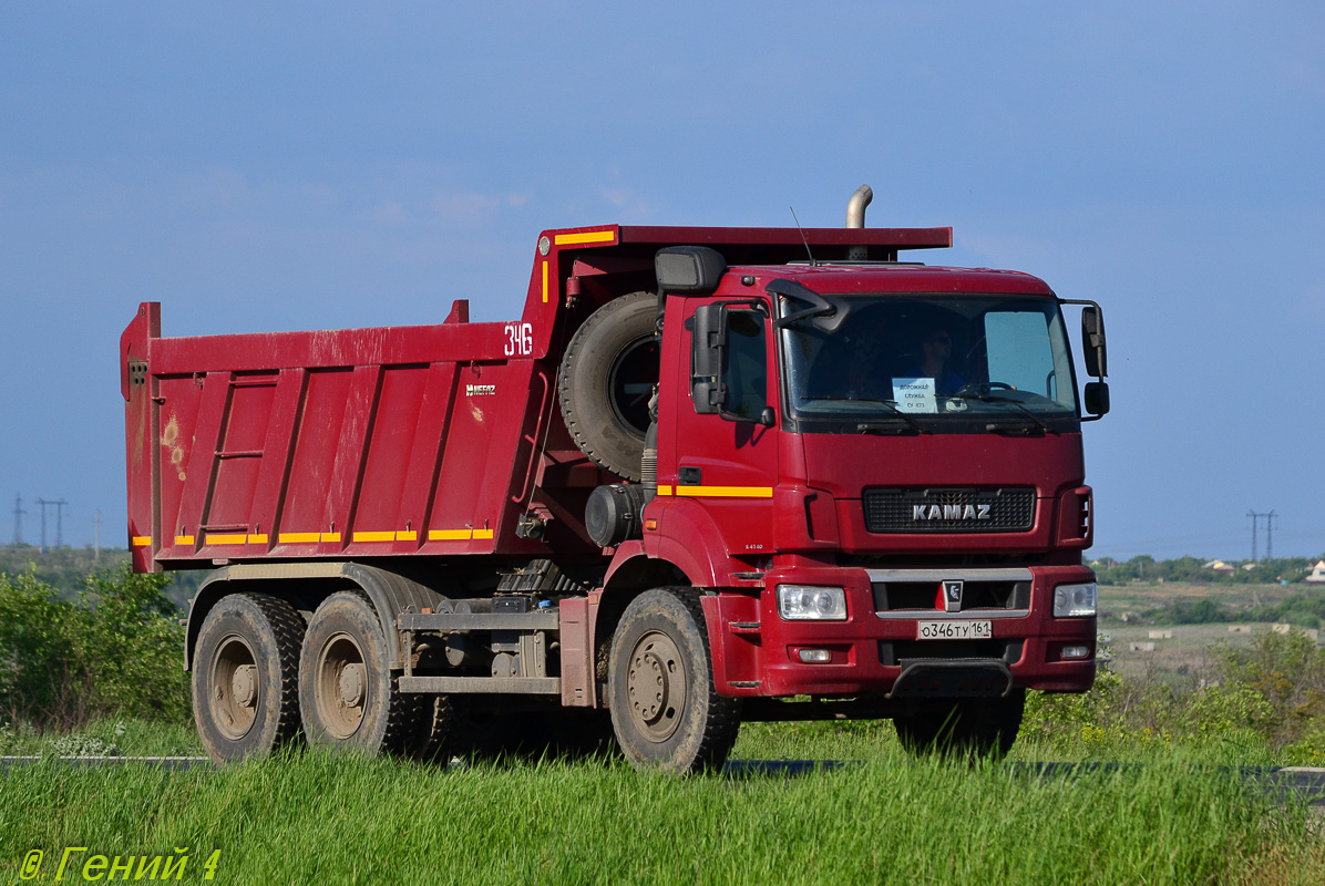 Волгоградская область, № 346 — КамАЗ-6580-S5(87)